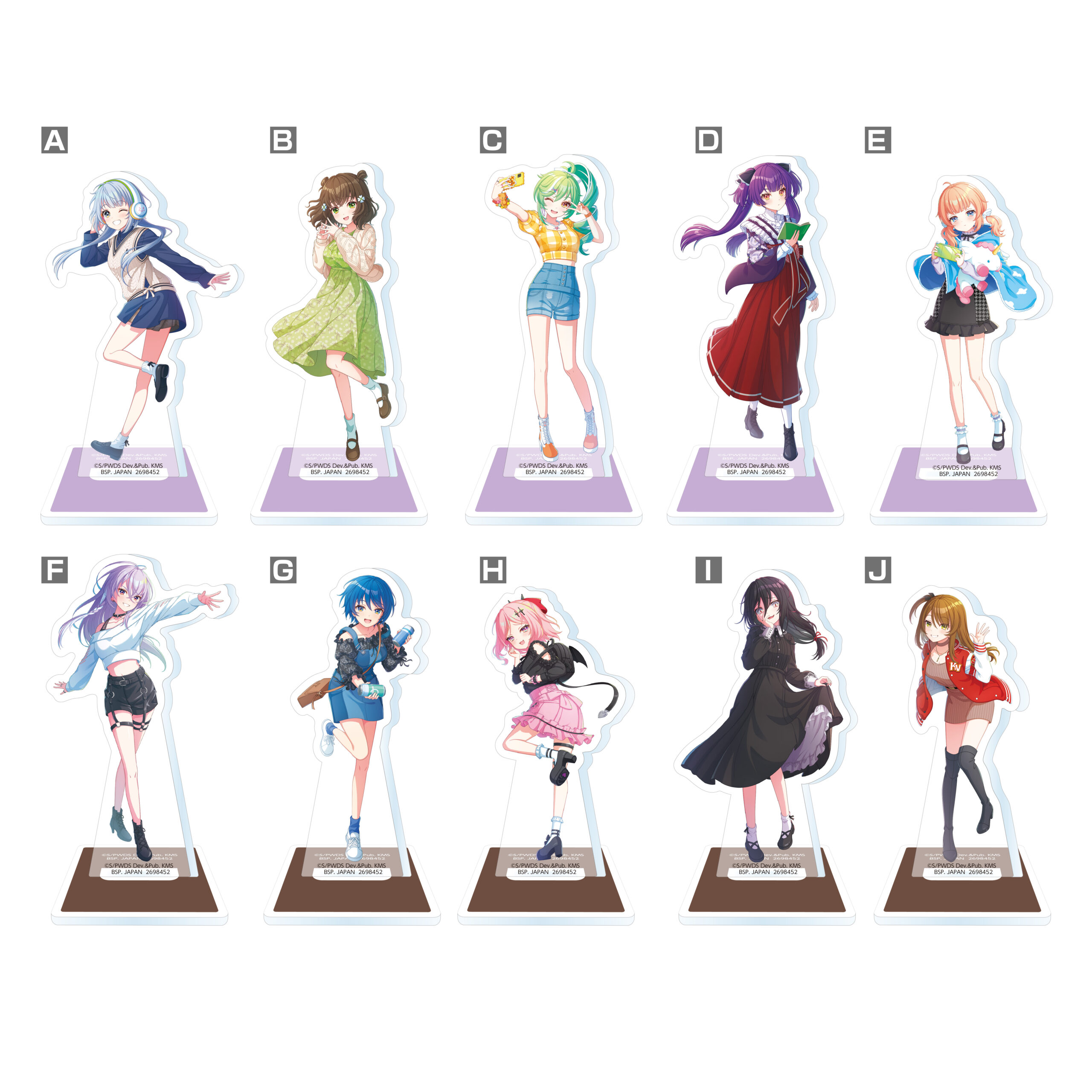 ワールドダイスター アクリルフィギュアvol.3 - ワールドダイ